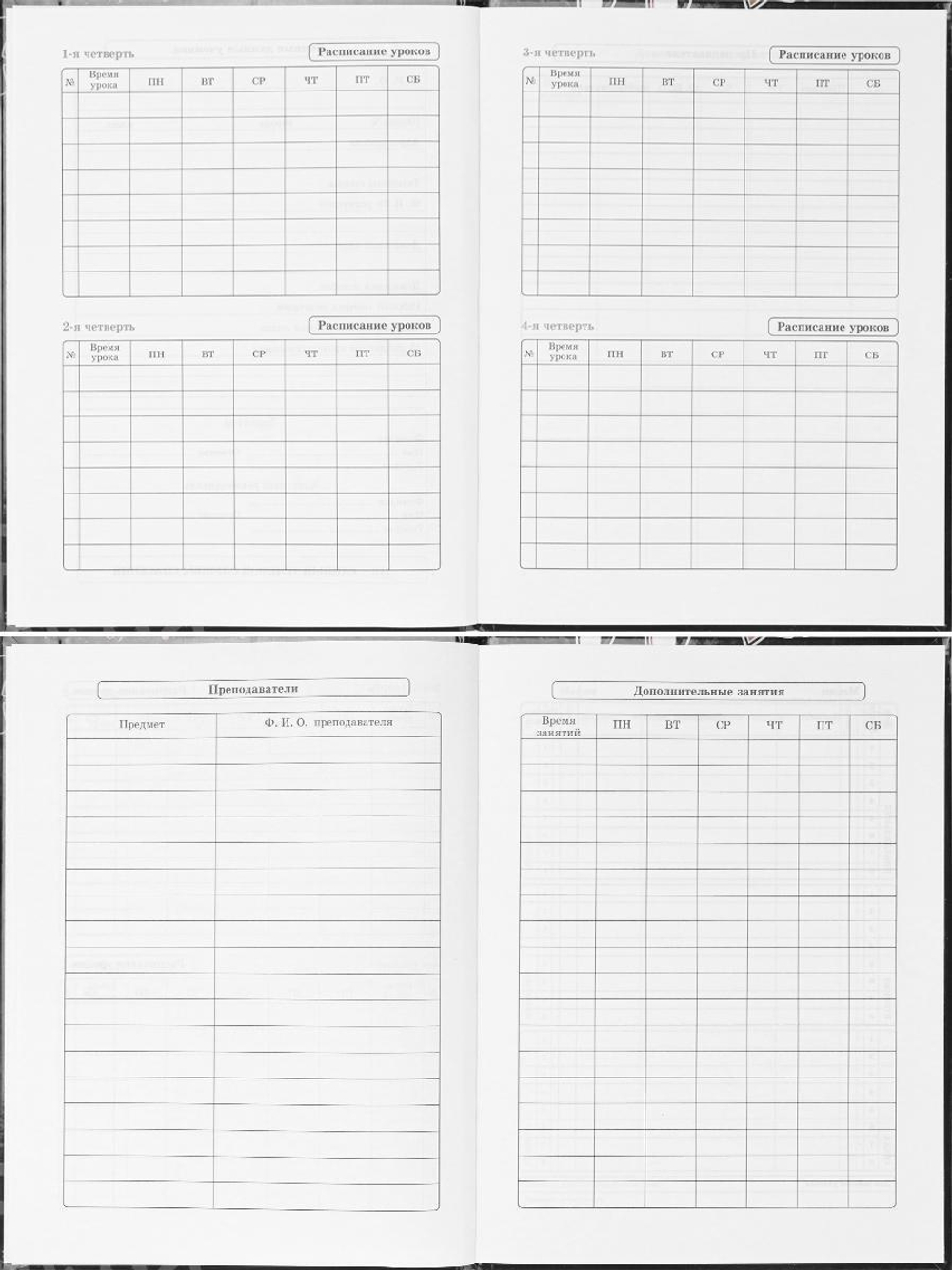 Дневник школьный 40л. "Мяч на чёрном фоне" (Проф-Пресс)