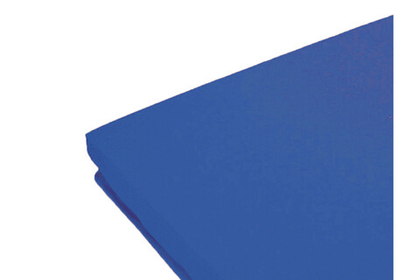 Простынь Nova Сатин 140х200х26 на резинке синяя