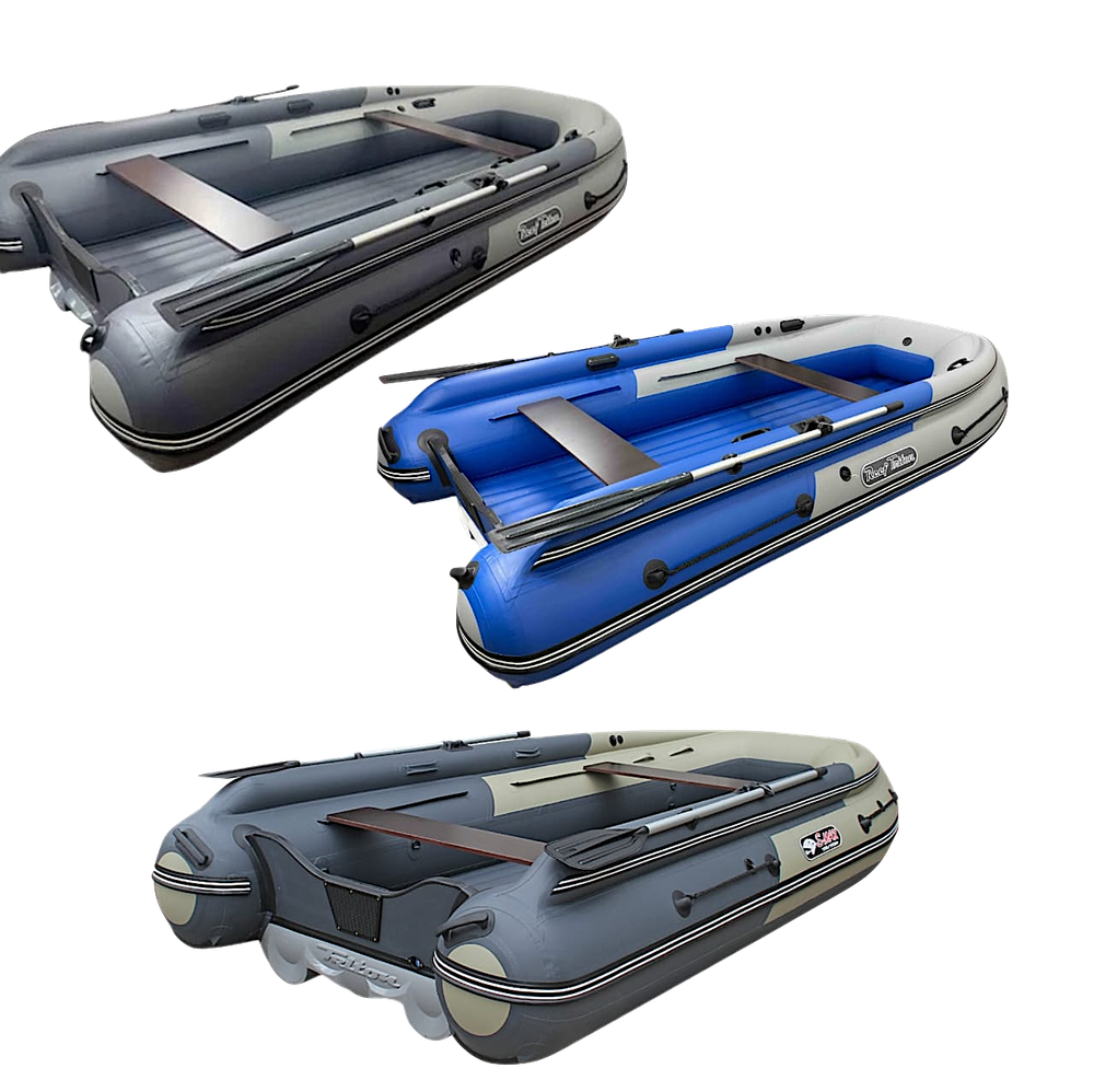 Лодка ПВХ Angler Reef Тритон S-Max 400FiND с интегрированным фальшбортом -