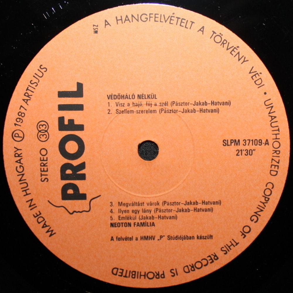 Neoton Fam?lia / V?d?h?l? N?lk?l (LP)