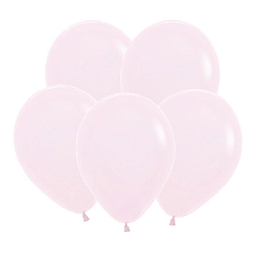 S 10'' Матовый Пастель Нежно-розовый / Pink 100 шт.