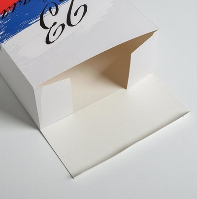 Коробка складная «23 Февраля», 22  30  10 см