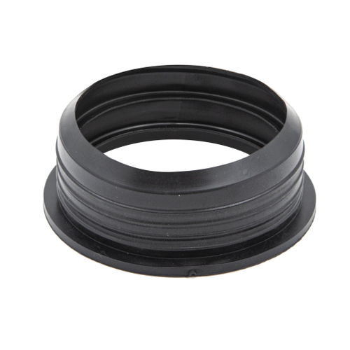 Манжета переходная трехлепестковая резиновая, черная , 110х123мм
