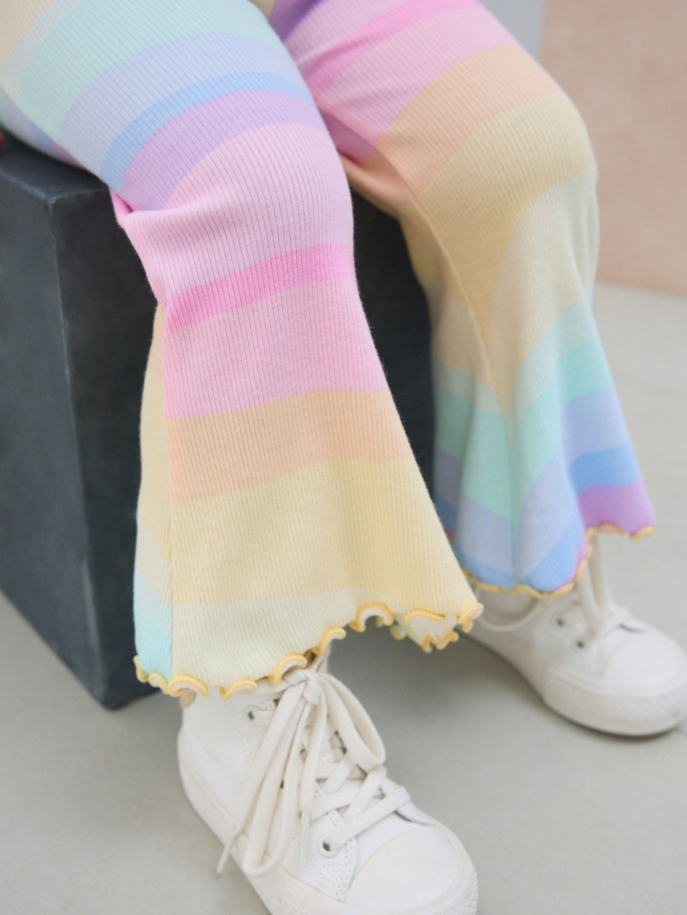 Футболка и легинсы для в комплекте для девочки Next AD5-473, Розовый, Желтый, Сиреневый