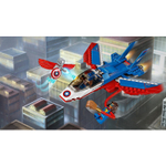 LEGO Super Heroes: Воздушная погоня Капитана Америка 76076 — Captain America Jet Pursuit — Лего Супергерои Марвел