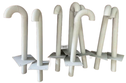 Проходка кровельная ГУСАК ПГ 25-1000 с опорной пластиной 200*200*4