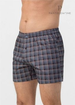 Трусы мужские семейные Pantelemone PMB-430, клетка коричневая