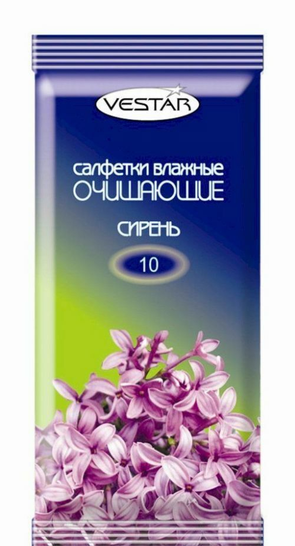 Влажные салфетки Сирень, очищающие
