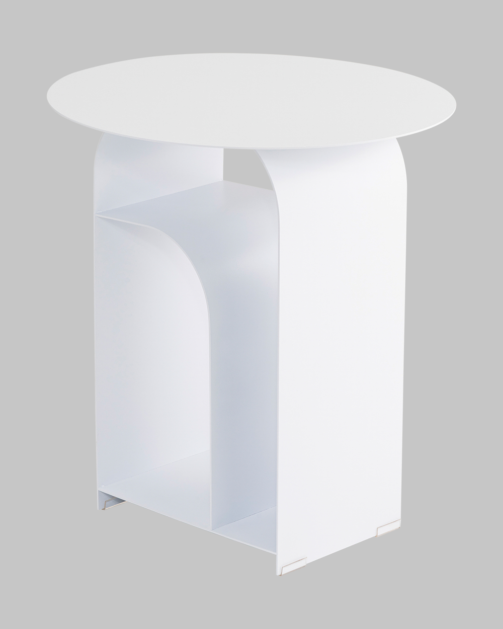 Журнальный столик Arwel металл белый