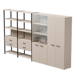 Набор стеллажных систем №16 Everprof EVO 3235x385x1840