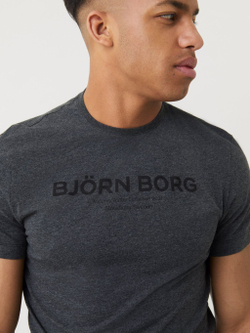 Футболка мужская теннисная Björn Borg Stockholm T-Shirt M - anthracite melange