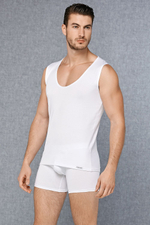 Мужская майка с широким вырезом Doreanse Essentials (Размер: M) (Цвет: черный)