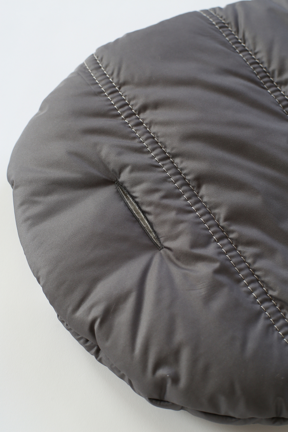 Конверт зимний для новорожденного - Норка (серый)