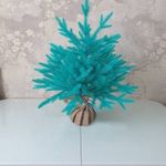 Искусственная елка «Престиж в бирюзовом» (литая хвоя) от 1,2 м до 3 м