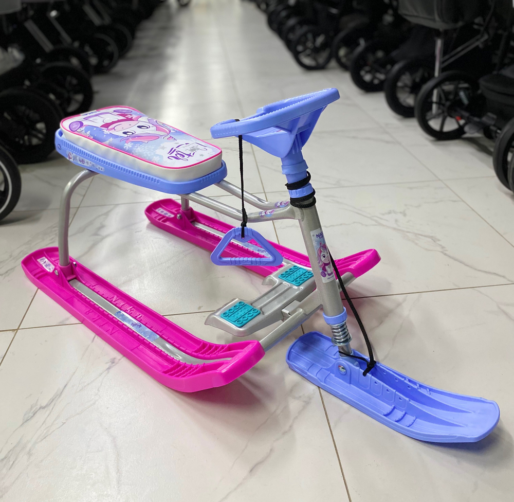 Снегокат «Тимка спорт 1» с единорогом (арт. ТС1-М/ЕР)