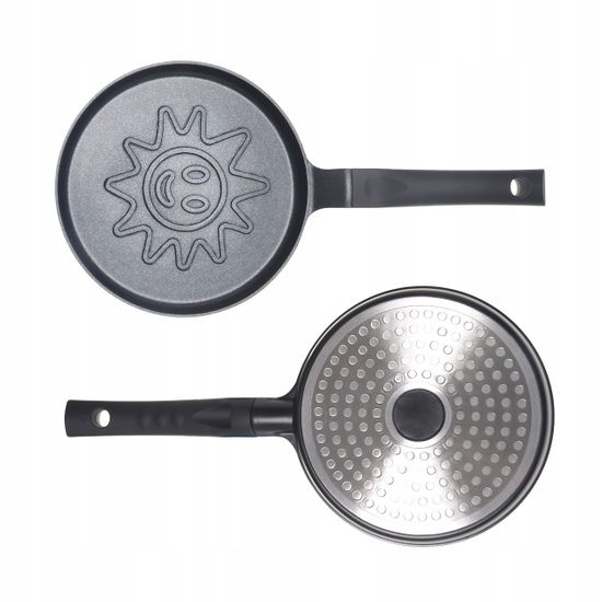 Сковорода для блинов 18 см. Kamille КМ 4217 индукция солнышко