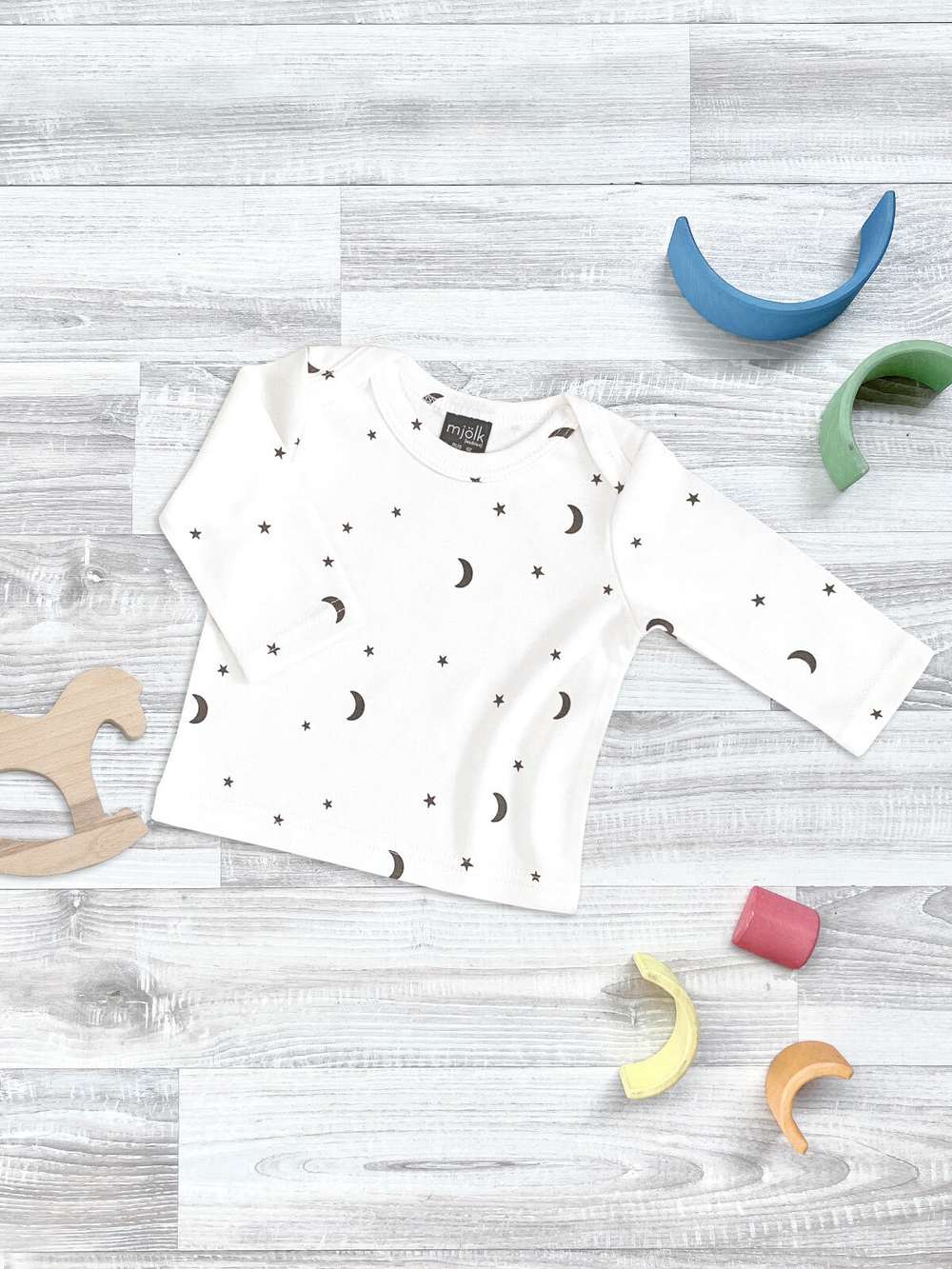 Футболка с длинным рукавом Mjölk Ночное небо