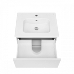 Комплект: Тумба под раковину Roca Pilar 60 подвесная, 2 ящика + раковина VICTORIA-N 600х460, белый (Z.RU93.1.044.6)