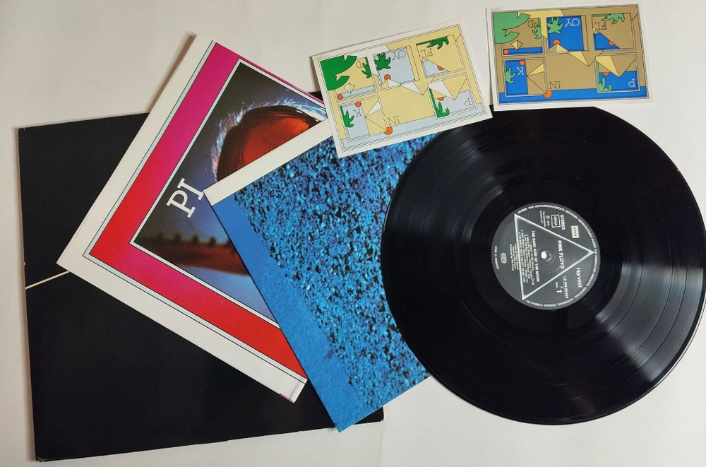 Винтажная виниловая пластинка LP Pink Floyd The Dark Side Of The Moon A1 B1 (Germany 1973) (Full Kit)