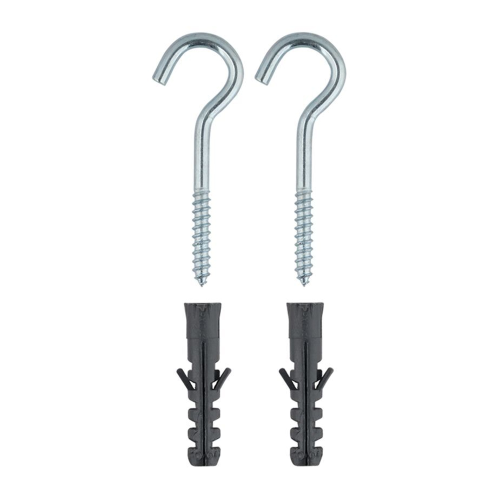 КРЮК-ПОЛУКОЛЬЦО СТРОЙБАТ С ДЮБЕЛЕМ 10ММ 2ШТ 24419