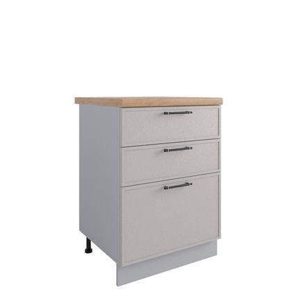 Кухня Модуль СМЯ 600 Марта Бежевый Скин