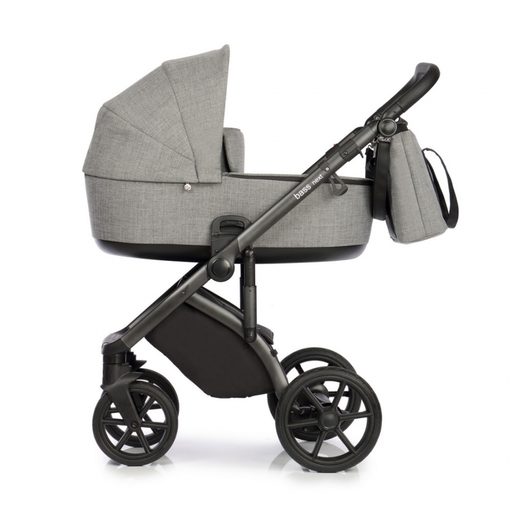 Коляска 2 в 1 Roan Bass Next Sport (Серый) Titanium