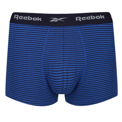 Мужские спортивные боксеры Reebok Mens Trunk EDRIK 3P - grey/purple/blue stripe