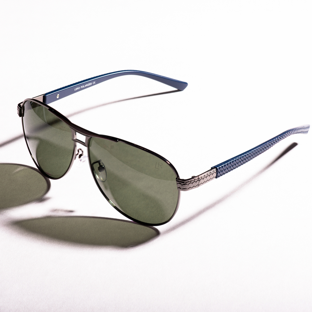 Солнцезащитные поляризационные очки авиатор / Aviaglass  LERO