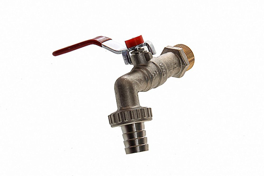 Кран водоразборный со штуцером 3/4" флажковая рукоятка ДУ20 КНР (К6)