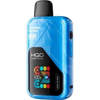 HQD Click Plus 30000 - Черника + Ледяная Мята