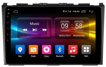 Магнитола для Honda CR-V 2006-2012 - Carmedia OL-9640 QLed, Android 13, TS20, CarPlay, SIM-слот