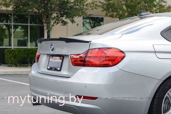 Лип спойлер M4 STYLE GLOSSY BLACK для BMW 4 F32