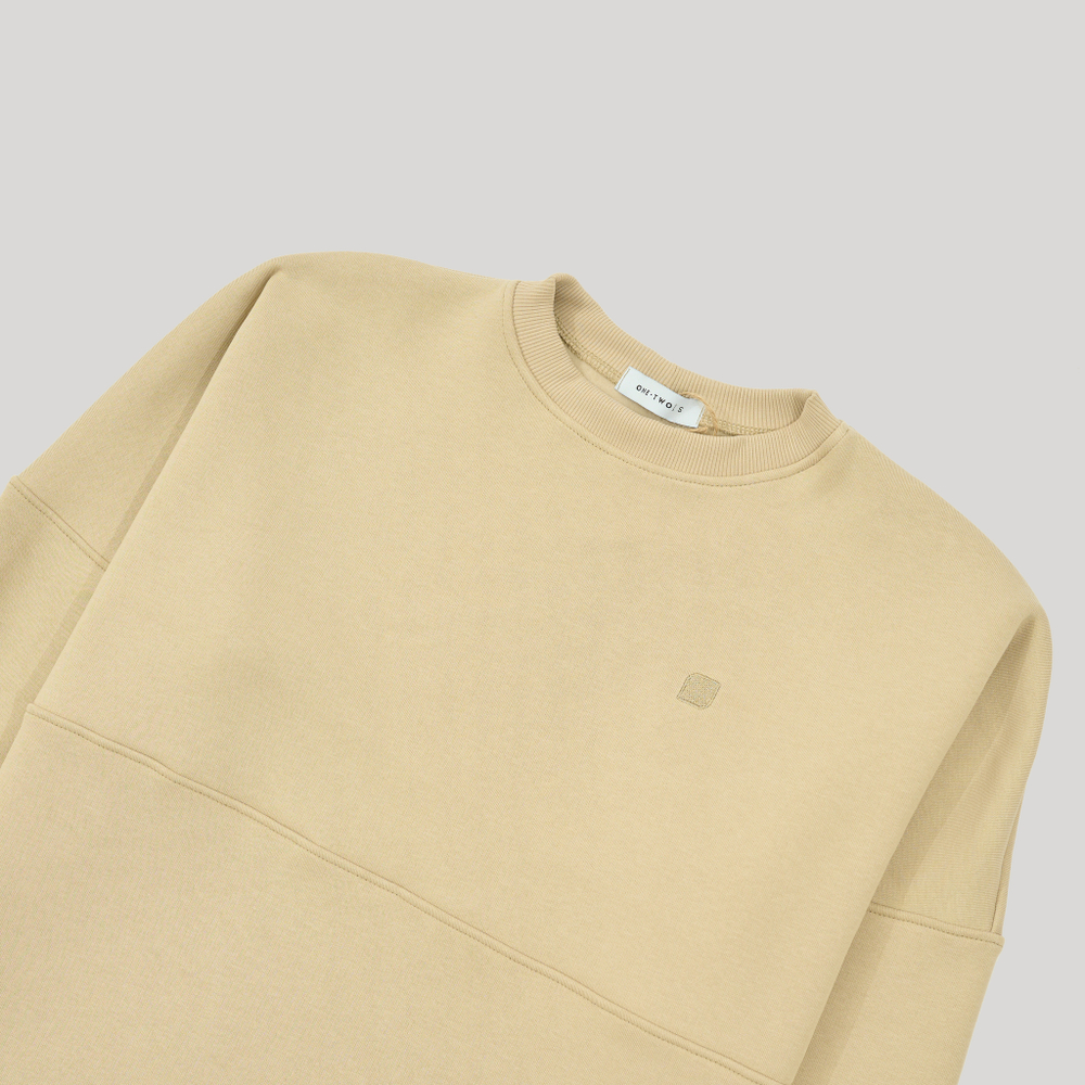 Drawstring Sweatshirt Oxford Tan