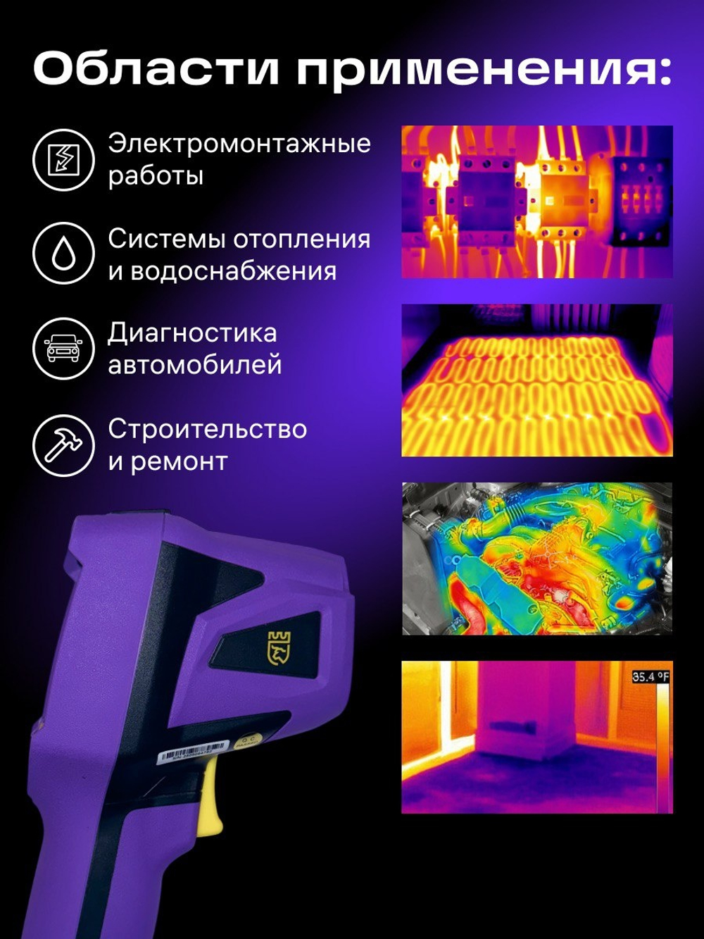 Тепловизор строительный Ermenrich Seek TV55