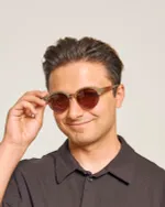 Очки солнцезащитные Spunky Jerry 6 Green wood. dark brown