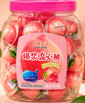 Мармелад Deer DaDa Персик с жидкой начинкой 50шт*18гр