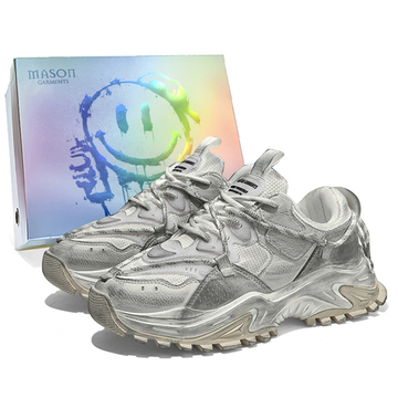 Masongarments Shark Tooth Series Chunky Sneakers черный белый
