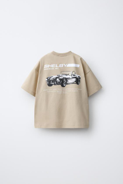 ZARA ФУТБОЛКА SHELBY®, БЕЖЕВЫЙ