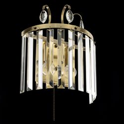 Citilux Инга CL335323 Бра хрустальное с выключателем Бронза