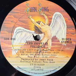 Виниловая пластинка Led Zeppelin ‎– Presence LP
