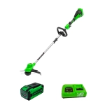 Аккумуляторный триммер Greenworks GD40LTK8 40В (1 x 8 Ач, Быстрое ЗУ) захват 380 мм, 5 кг, 2112207U8F