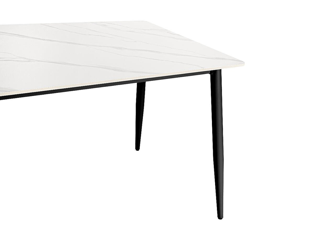 Стол Uni-Form-S2.2B SBlack/White Matt Marble 727*1300*700