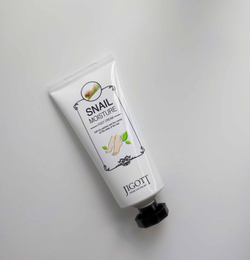 Крем для ног JIGOTT Snail Moisture Foot Cream увлажняющий с муцином улитки