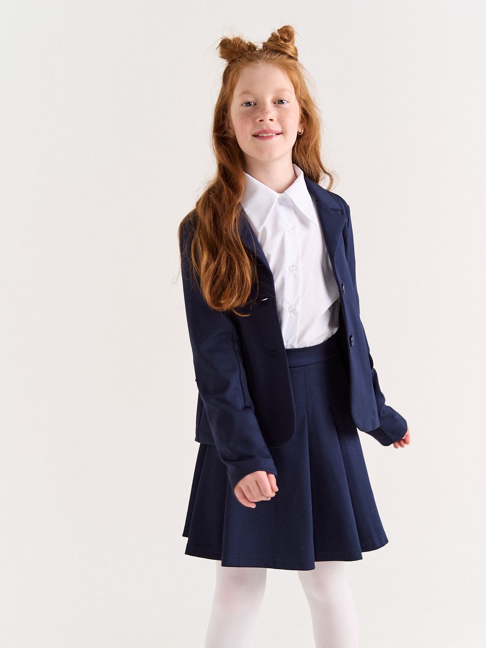 Жакет для девочки "Синий" 7+