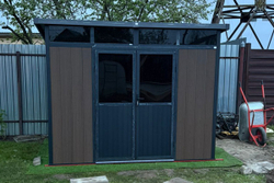 Садовое строение из ДПК Defender 9х7 (5.95 кв.м)