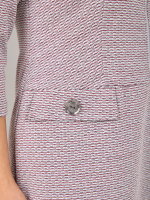 Платье П-034Ж/серый-краснаямережка