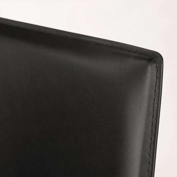 Стул Rolf черная кожа