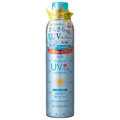 Ajuste  Солнцезащитный спрей Аджаст Эйритач - Airytouch UV Spray Sun Protect Clean Savon A SPF 50+ PA++++, 200 г