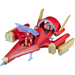 Hasbro Marvel Avengers - Боевой реактивный самолет Repulsor Blast + фигурка Iron Man F9329