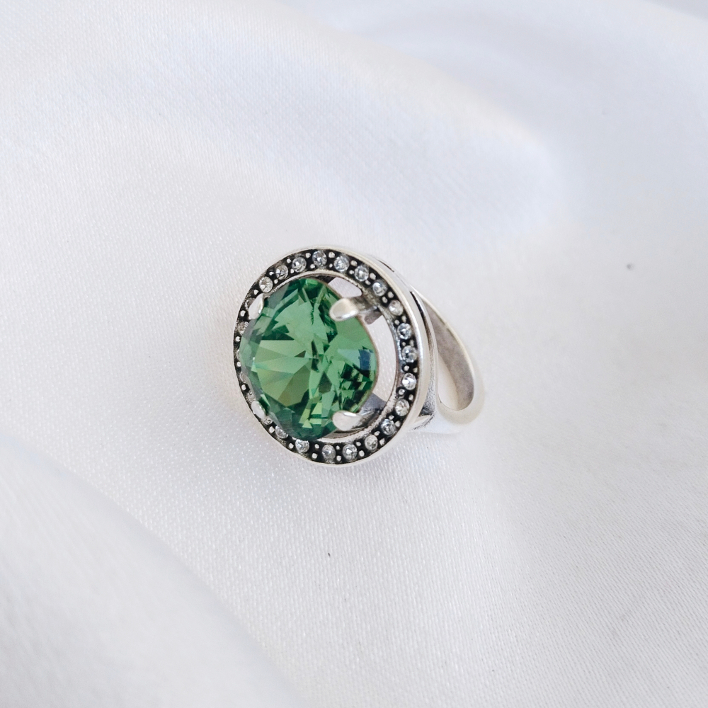 "Донна"  кольцо  в серебряном покрытии из коллекции "Милан" от Jenavi